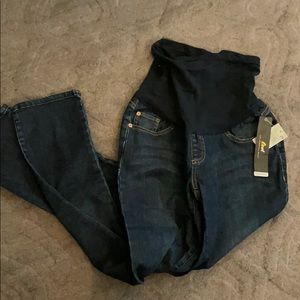 Led Luxe Essentials Denim Maternity Jeans